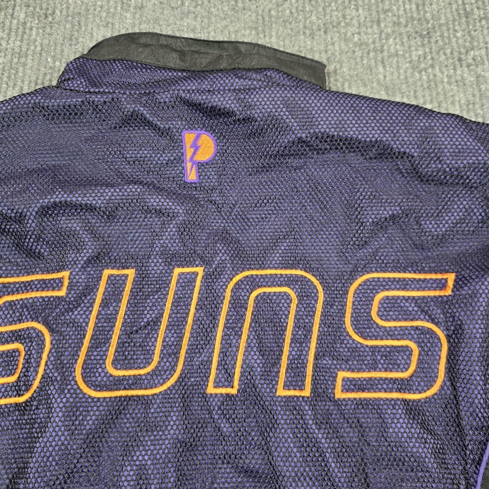 Vintage 90s Phoenix Suns Jacket Mens Large Purple Pro Player Daniel Young NBA - Picture 9 of 10